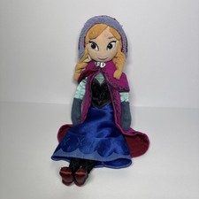 Disney FROZEN 16  Plush Princess ANNA Doll with Winter Hat  Cape
