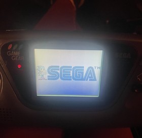 Sega Game Gear Handheld Black model 2110 Games Bundle Tested Works