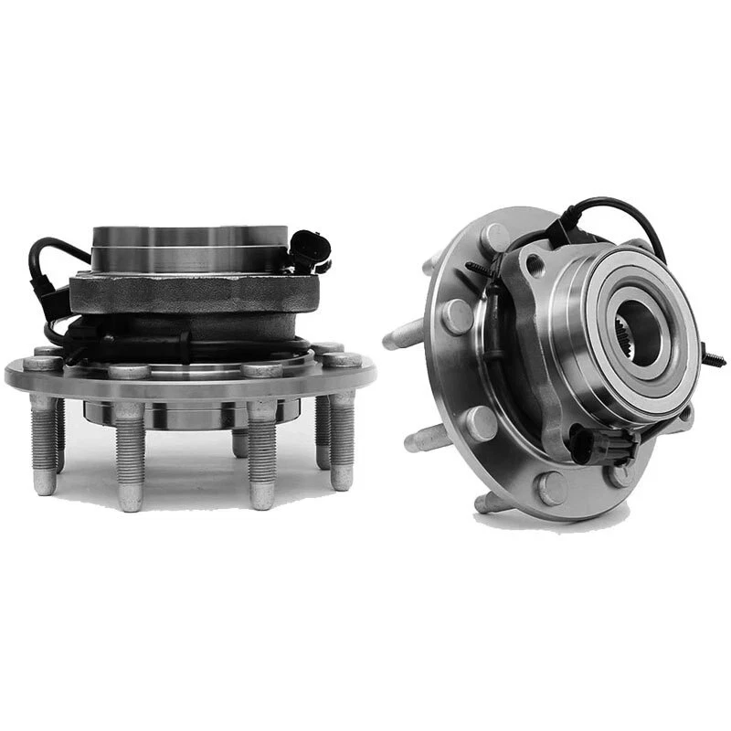 4WD MOOG Front Wheel Bearing Hub Pair For Chevy Silverado GMC Sierra 2500 HD Foto 2 de 4