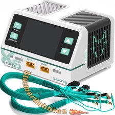 Cayote 2-Force X5 Racing Dual Battery Charger w/XT90 and 2 Charge Leads CYEG1022