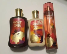 Bath Body Works Vermont Honey Apple Lotion Shower Gel Mist Has Diffusion Read