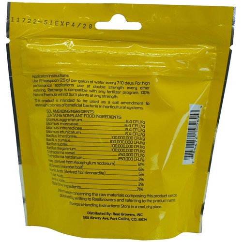 Real Growers Recharge - Natural Plant Growth Stimulant - (8oz) - Picture 2 of 3