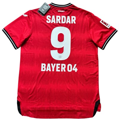 2022年AFCアジアチャンピオンズリーグユニフォーム背番号9レオ・セアラ 2022/23 Bayer Leverkusen Authentic Home Jersey #9 SARDAR AZMOUN