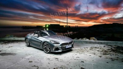 BMW Z4 M40i 2019 High Res Wall Decor Print Photo Poster