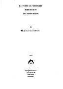 Patterns of Creativity Mirrored in Creation Myths, Von Franz, Marie-Louise, 9780
