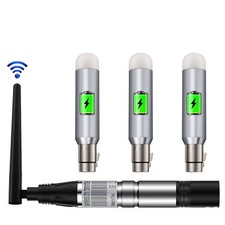 2.4G Wireless Rechargeable Receiver DMX512 XLR Transmitter Set For Stage Lights