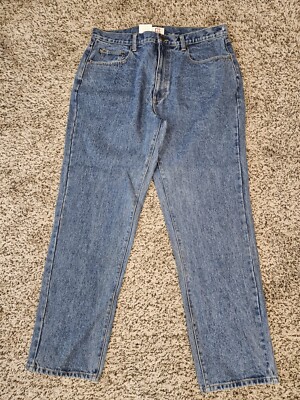 Cutter & Buck Jeans Mens 38'' x 32'' Straight Medium Wash Denim Blue New
