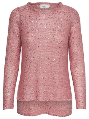 Only Pailletten Pullover Leichtstrick - Rosé - Gr. L - NEU!! - Bild 1 von 3