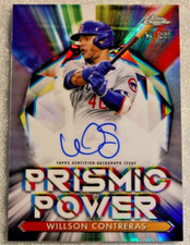 2021 Topps Chrome - Prismic Power Autographs #PPA-WC Willson Contreras /99 CUBS