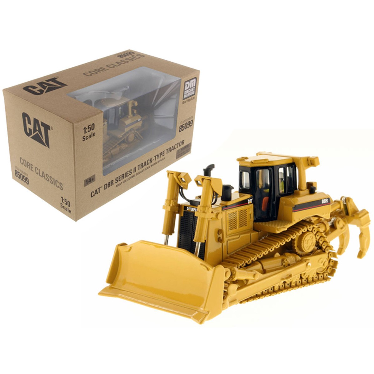 Diecast Masters 1/50 Model Tractor CAT Caterpillar D8R Series II  