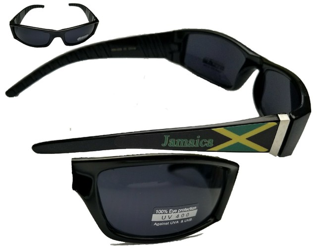 Jamaica Colors flag Rasta Stripes Square Sunglasses Jamaican Shades Glasses eBay