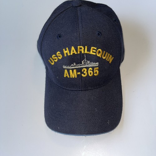 USS Harlequin AM-365 Baseball Cap Adjustable Hat