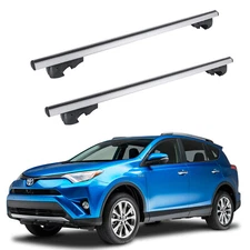 Pair 47“ Roof Rack Cross Bars Luggage Racks For Universal Raised Rail with Gap
