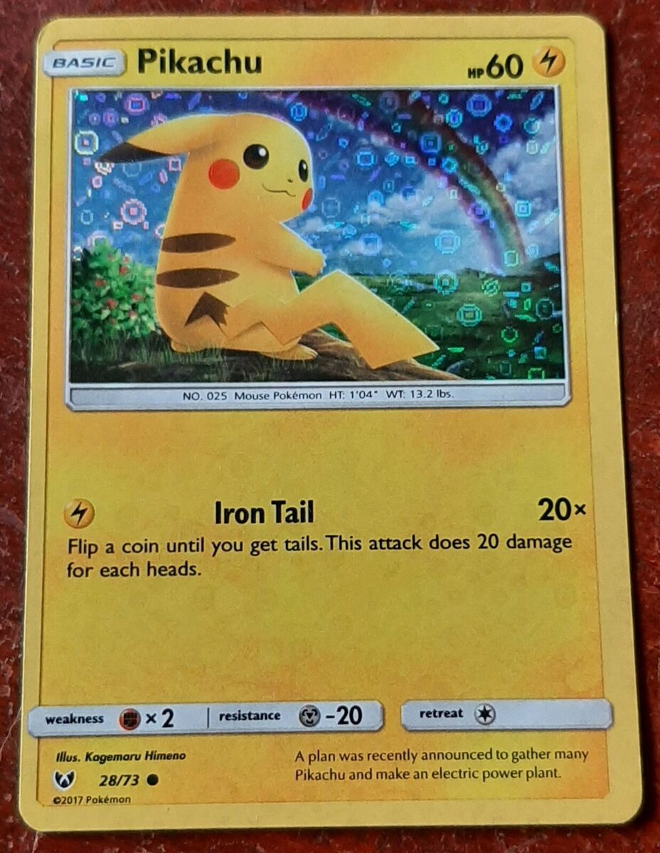 Pikachu - 28/73 Holo Rare Promo - Shining Legends – JAB Games13