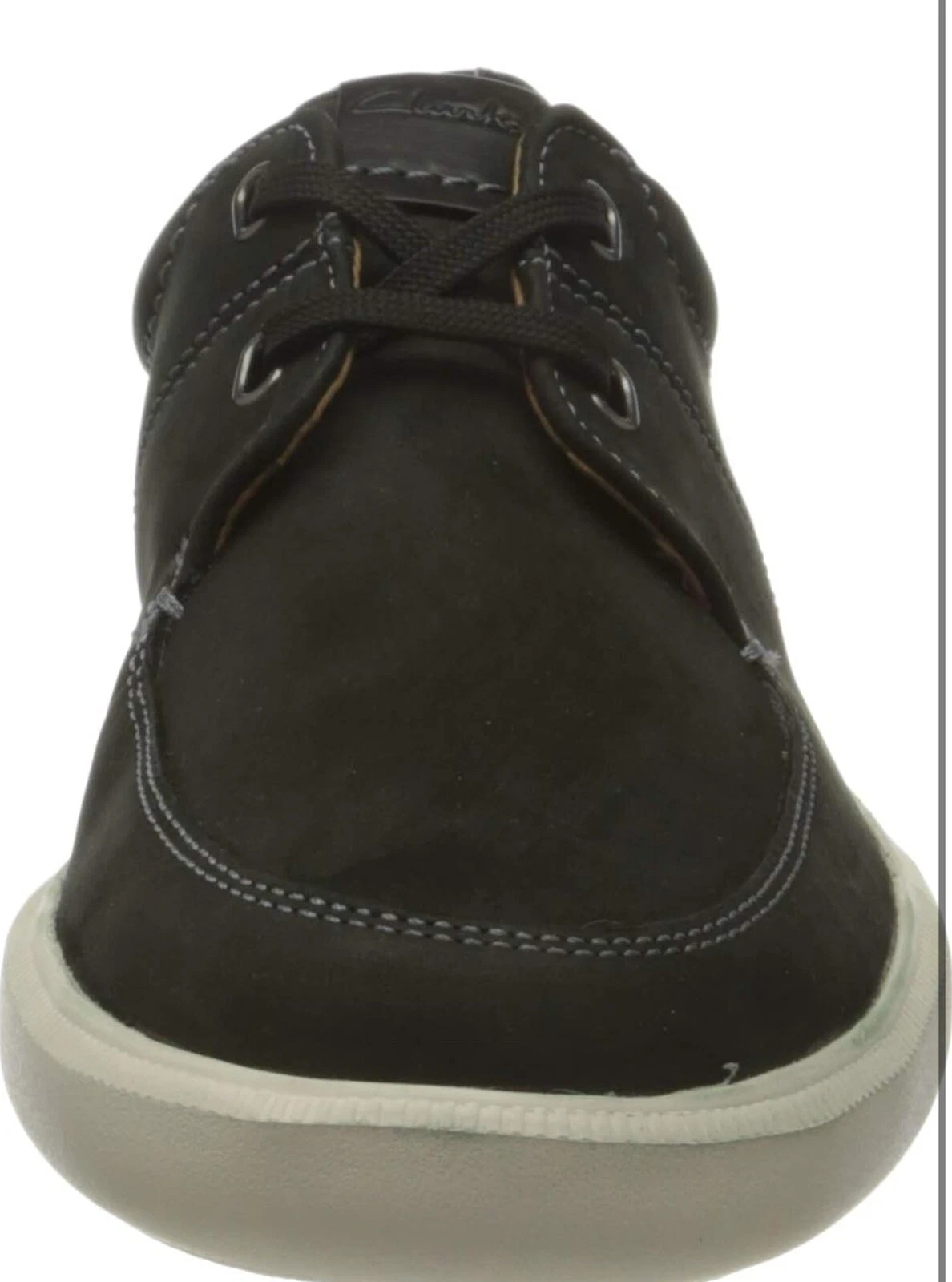 Sneaker Clarks Uomo Cambro in pizzo nero pelle nabuk 10 5 G Eu 45