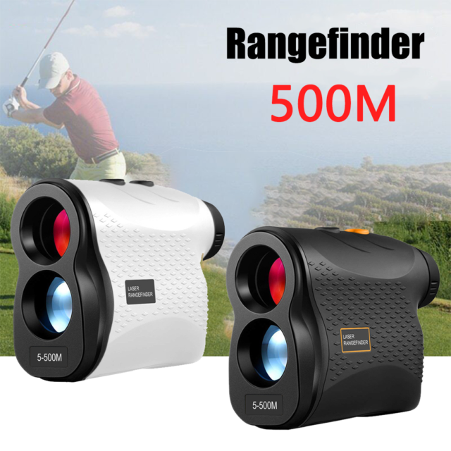 Golf Laser Range Finder Hunting Rangefinder Flagpole Distance Height Speed 500M