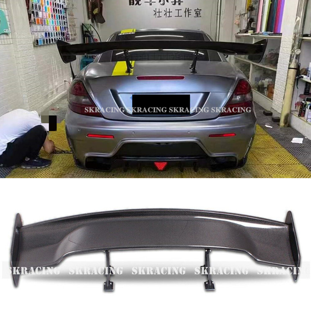 Fits 05-10 Benz SLK R171 SLK200 SLK300 Real Carbon Fiber Rear