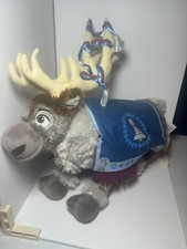 Disney Store Sven Reindeer Plush Fabric Bells Frozen Adventure 16