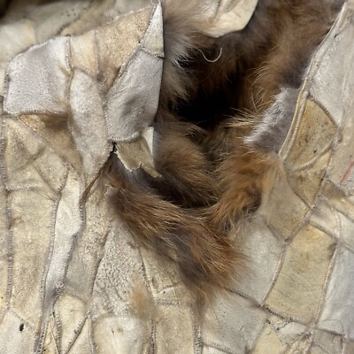 ジャケット・アウター Christian Dior Galliano FW2001 Fur Vest CHRISTIAN DIOR Fall Winter 2001 Patchwork Leather Fur Vest