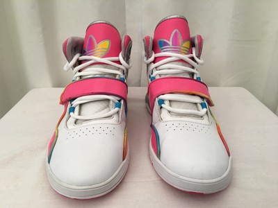 pink high top adidas