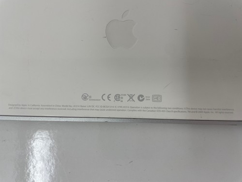 Genuine OEM Apple A1314 Bluetooth Wireless Keyboard White - Picture 5 of 5