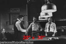 The Hustler~Billiards~Mosconi~Gleason~Shooting Pool~Playing Pool~Photo~20x30