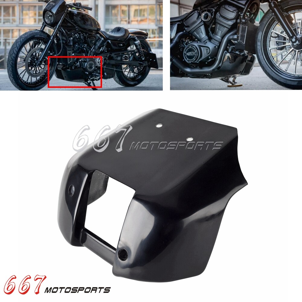 ハーレーダビッドソンRH975S ブラックカウル マウントセット For Harley Nightster 975 RH975 2022-2023 Lower Chin Fairing