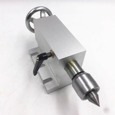 65MM Live Center Tailstock MT2 for CNC Router Rotary 4th Axis A Axis , US Stock