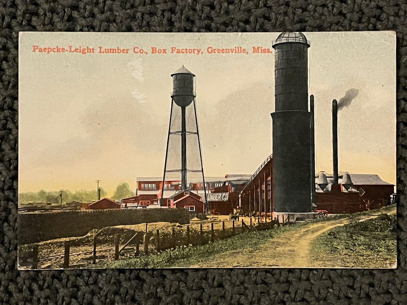 PAEPCKE LEIGHT LUMBER CO, BOX FACTORY GREENVILLE MISSISSIPPI MS Vintage Postcard eBay
