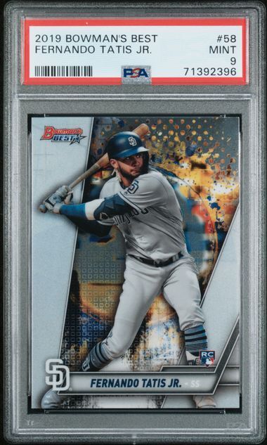 2019 Bowman's Best Fernando Tatis Jr. #58 RC PSA 9