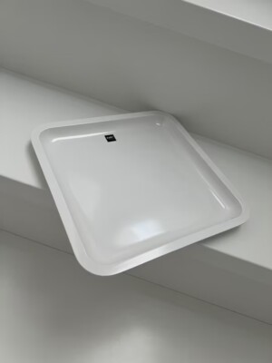 OVP ZAK designs weiß flache Schale Teller Deko edle Porzellanoptik