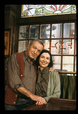 Bernard Barrow Helen Gallagher On Ryans Hope 1982 Tv Old Photo 1