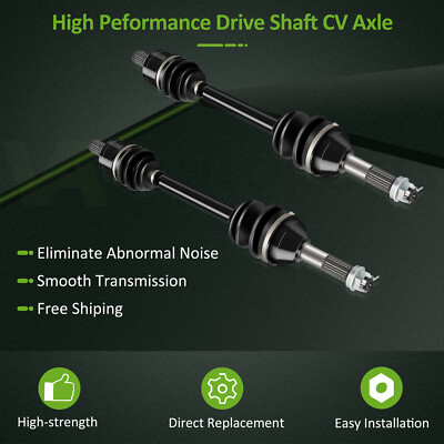 #ad 2 Rear Left Right CV axle For 2006 2013 Kawasaki Brute Force 650 750 $93.99