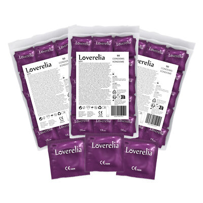 Frei Haus: Loverelia Mix Kondome - 10 Sorten - vegan - 53mm - vers. Mengen