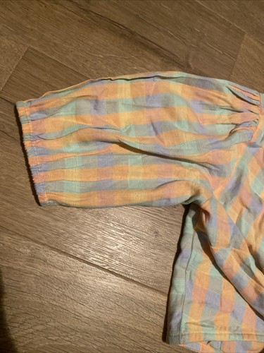 BNWT Billa Bong Short Sleeve Tie Up Cropped Shirt Crop Top Orange Size 6 RRP £60 - Picture 2 of 7