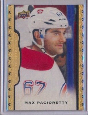 2014-15 Upper Deck Masterpieces Black 18 Max Pacioretty /50 Montreal Canadiens