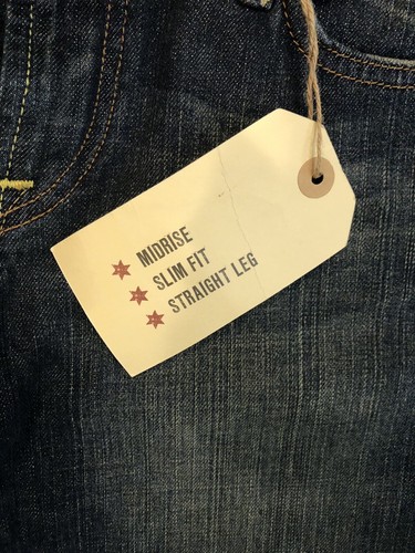 Lucky Brand Dungarees By Gene Montesano Size 29 (32x31) Dark Wash Denim Jeans - Picture 8 of 10