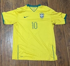 Nike Brazil 2006/07 home shirt Brazil WorldCup 10. small stain