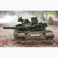 Rye Field Model #5105 1/35 T-80U RUSSIAN MAIN BATTLE TANK