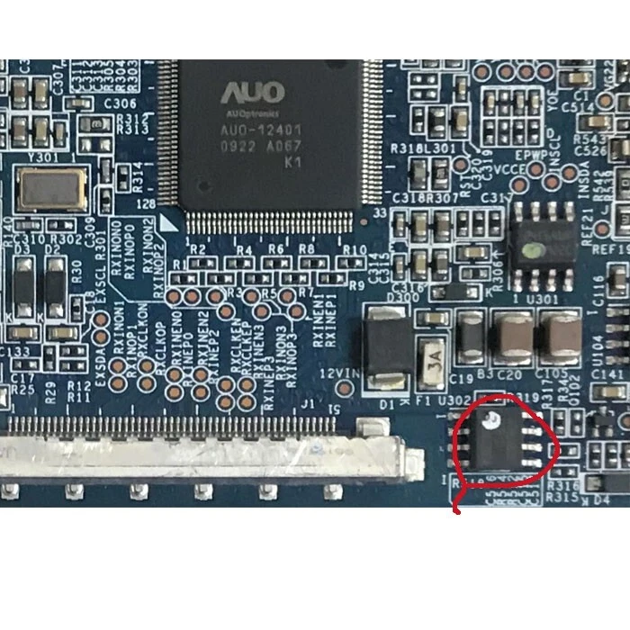 Scheda AUO T-con T370HW02 VC CTRL BD 37T04-C0G per TV Samsung 37" - Immagine 2 di 2
