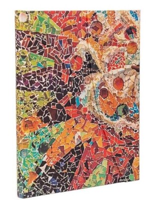 PAPERBLANKS Gaudis Mosaik  SONNE Notizbuch Tagebuch  Ultra 18x23cm 144S.