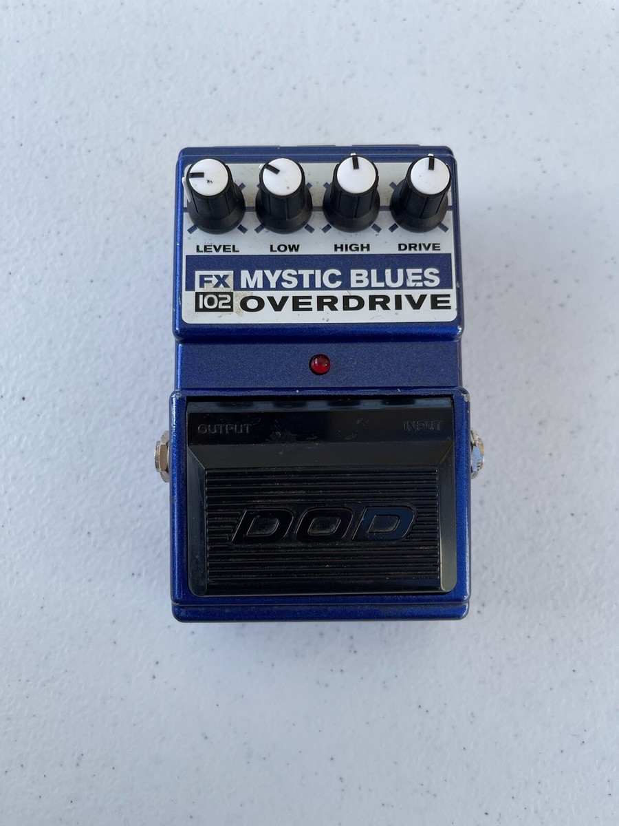 ギター DOD FX MYSTIC BLUES 102 OVERDRIVE DOD FX102 Mystic Blues Overdrive - YouTube