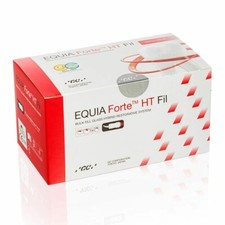 GC EQUIA Forte HT A2 50 tapas vidrio de relleno a granel híbrido restaurador dental envío rápido