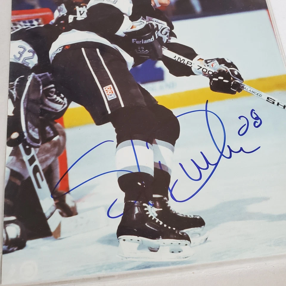 Autógrafos de hockey de colección: Steve Duchesne Los Angeles Kings HK#122 Foto 2 de 2