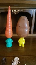 VINTAGE 1960's HASBRO KATIE THE CARROT WITH HER FRIEND MR POTATO HEAD