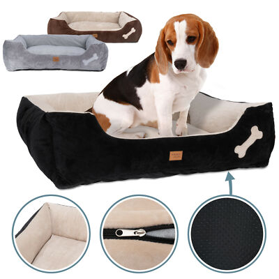 Hundebett Körbchen Haustierbett Hund & Katze Hundekissen HAPPY BUDDY ib style 