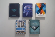BLUE BATCH #4- Used Riffle Shuffle, Ellusionist, Diamond Playing Cards