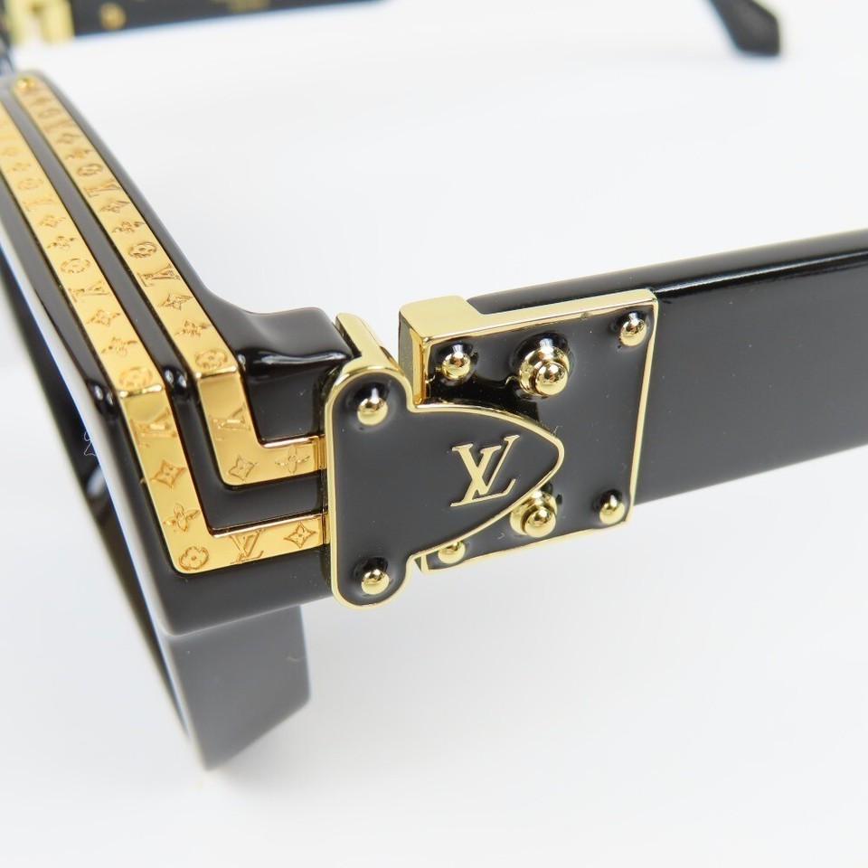New LOUIS VUITTON Z1165E 58 17 Sunglasses Black Wellington eBay