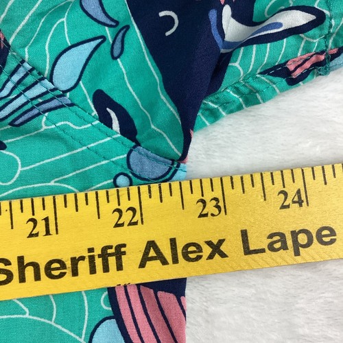 Five Points Hawaiian Shirt Men’s XL Slim Fit Flex Aqua Whales Button Down S/S - Picture 8 of 9