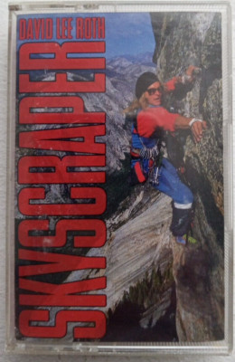 David Lee Roth Skyscraper, Audio Cassette Tape 1988, Just Like Paradise Stand Up